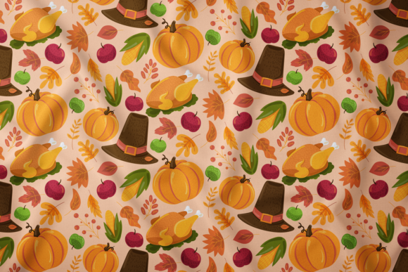 Cartoon Thanksgiving Seamless Pattern Review