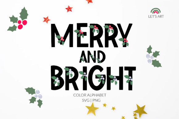 Christmas Alphabet SVG: A Festive Graphic Asset for Content Creators