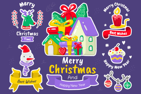 Christmas Elements Vol.6: A Graphic Design Asset for Festive Illustrations