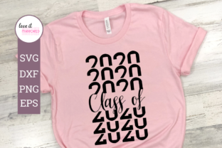 Class of 2020 Mirror Word Graphics for Crafts and Branding