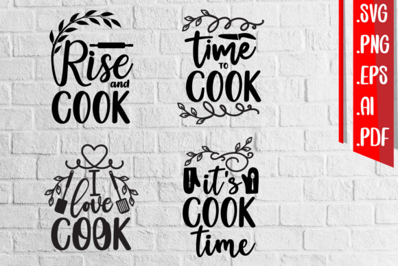 Cook Time Graphics for Crafts and Digital Publishing