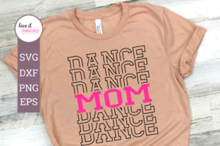 Dance Mom Mirror Word Graphics for Crafts and Creative Projects