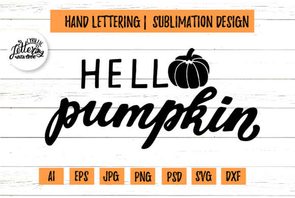 Hello Pumpkin Harvest Cricut File – A Fall Illustration for Digital Sellers