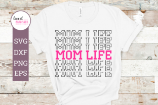 Mom Life Mirrored: A Versatile Graphics Asset for Crafts and Branding