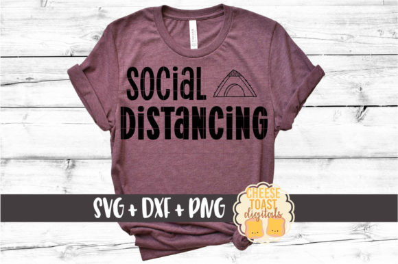 Social Distancing Camping Graphics for Crafts
