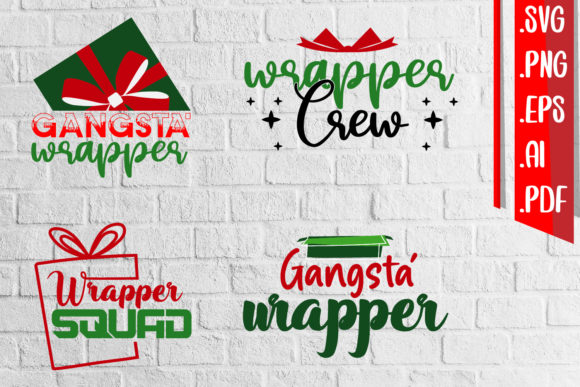 Wrapper Gangsta Squad Crew Graphics for Crafts
